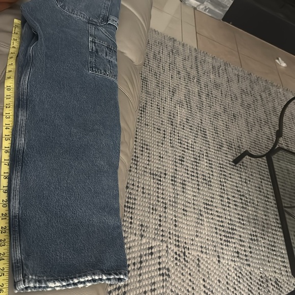 Agolde Rami Carpenter Jeans Women’s 27 Repetition Blue Ankle Leg Revolve - Picture 7 of 7